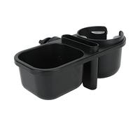 Vassoio per Snack per Passeggino 3 in 1 Rotazione Completa per Evitare Che il Portabicchieri Scivoli per il Bambino Nero