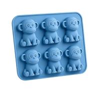Vassoio per stampo per ghiaccio per bevande in silicone, stampo riutilizzabile 3D a 6 cavità per cubetti decorativi, gelatina, cioccolato, 15 x 12 cm Utilizzare ghiaccio per bevande decorative