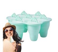 Vassoio Per Stampo Per In Silicone - Con Coperchio Inserto In PP 17,5x17,5x7 Cm Riutilizzabile Stabile, Preparazione Dei Ghiaccioli Fatti In Casa, Soluzione Per La Conservazione Nel