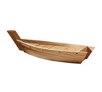 Vassoio per sushi in legno fatto a mano, 42 x 17 x 7,5 cm, perfetto per casa, ristorante, feste, stoviglie decorative uniche
