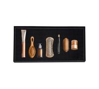 Vassoio per tagliacapelli - Tappeto per parrucchieri | Tappetino per post di lavoro per parrucchieri | Sistemi di immagazzinaggio professionali per spa, protezione da tavolo, da per