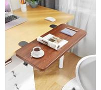 Vassoio per tastiera, estensore da scrivania per casa, ufficio e scrivania angolare, 40 x 20 cm, ripiano per digitazione a clip