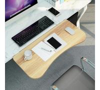Vassoio per tastiera pieghevole ergonomico e regolabile con bracciolo: estensione compatta da scrivania per un comodo utilizzo del computer, supporto per gomito e cassetto salvaspazio.