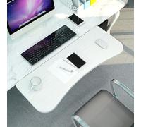 Vassoio per tastiera pieghevole regolabile, bracciolo ergonomico da scrivania, supporto per gomito a morsetto, accessorio salvaspazio per cassetto tastiera per casa, ufficio, comoda configurazione del
