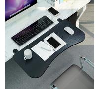Vassoio per tastiera pieghevole regolabile con bracciolo ergonomico e cassetto a morsetto, migliora il comfort e la produttività per la casa e la configurazione di gioco.