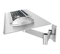Vassoio per tastiera regolabile da parete, piattaforma telescopica Space-Sag per tastiera, supporto tastiera industriale per mouse, design ergonomico per uso domestico