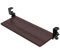 Vassoio per tastiera regolabile sotto la scrivania con morsetto a C, supporto per tastiera scorrevole salvaspazio per ufficio, casa e scuola, 55 x 24 cm, design ergonomico per comfort e produttività