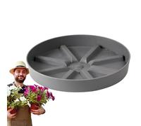 Vassoio per vasi con piattino per piante,Vassoi gocciolatori per piattini per piante,Vassoio per piante in PP traspirante - per contenitori per piante, piattini da giardino, h