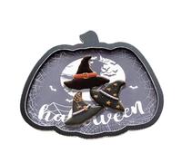 Vassoio per vassoio di zucca - vassoio di servizio di zucca, tagliere zucca di Halloween | per torta a tema zucca Tavola per antipasti alla zucca
