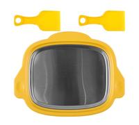 Vassoio per yogurtiera, rotolo di istantaneo,Il rullo per crema fatto include 2 spatole - Padella per ghiaccio, padella a freddo istantanea/rotolo