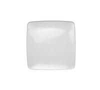 Vassoio piatto quadrato porcellana bianca table top