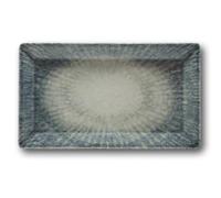 Vassoio Piatto Rettangolare Space in Porcellana 29 x 17,5 cm Saturnia