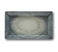 Vassoio Piatto Rettangolare Space in Porcellana 29 x 17,5 cm Saturnia