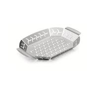 Weber 6677 Vassoio per Verdure Piccolo 27 x 19 x 3 cm, Acciaio