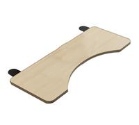 Vassoio pieghevole per tastiera ergonomico, supporto per tastiera per uso domestico e ufficio, vassoio di espansione da scrivania, contiene 30 kg (naturale, 65 x 24 cm)