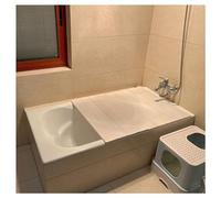 Vassoio pieghevole per vasca da bagno, multifunzione, per libri, telefoni e tablet, copertura antipolvere e coperchio isolante, 70 x 170 x 0,6 cm, accessorio da bagno ideale per il relax