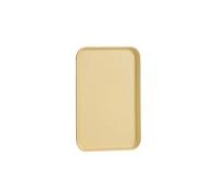 Vassoio Plastica Vassoio in plastica for alimenti, teglia for pane, rettangolare, verde, for la casa, for cucina, for il servizio alberghiero, for dessert(Yellow,30x22CM)