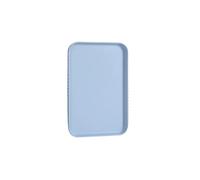 Vassoio Plastica Vassoio in plastica for alimenti, teglia for pane, rettangolare, verde, for la casa, for cucina, for il servizio alberghiero, for dessert(Blue,30x22CM)