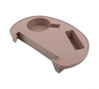 Vassoio porta bicchieri da campeggio, tavolino portatile con supporto per bevande e ripiano per snack, organizer in plastica leggera per picnic all'aperto, per pesca, relax in giardino, feste in