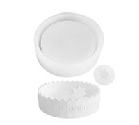 Vassoio porta candele, stampo in silicone, stampo per portacandele, stampo per vassoio natalizio, stampo per candele ad anello, stampo per creare ornamenti, artigianato, candelieri, decorazioni per la
