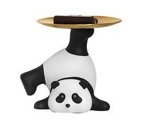 Vassoio Porta Chiavi Panda, Simpatico Porta Chiavi con Statua Decorativa, Decorazioni Uniche e Divertenti per Sculture, Ornamenti per Vassoio Portaoggetti Utilizzati per Ingressi,(Vassoio del panda)