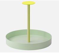 VASSOIO PORTA CONDIMENTI METALLO LIME 28x25h cm