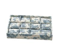 Vassoio porta orologi, grande scatola porta orologi con 12 griglie per uomini e