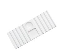Vassoio porta pennelli professionale per nail art in ABS, White | Forme acriliche per stampi per estensioni e pennelli per scolpire, gestione efficiente degli strumenti per unghie,
