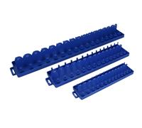 Vassoio porta presa metrica in plastica ABS da 1/4" 3/8" e 1/2" basso e profondo