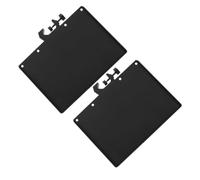 Vassoio Porta Scheda Audio Nero 2 Pezzi per Microfono | Abs, Angolo Regolabile, Live Broadcast, Supporto per Camera, Accessorio Clamp-on