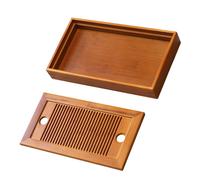 Vassoio Porta Tazza E Teiera in Bamboo Alta Per Casa E Bar