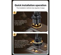 Vassoio Portabicchieri Auto Multifunzione con Tavolo Alimenti Espandibile e Supp