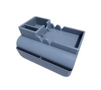 Vassoio portabicchieri per divano: organizer in silicone antiscivolo, tasche per braccioli con doppia scanalatura, mensola per bevande a prova di versamento, stoccaggio laterale del divano, carrello