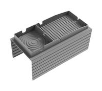 Vassoio portabicchieri per divano - Set di vassoi portabicchieri per divano, sottobicchiere in silicone ṕer braccioli tavolo, vassoio p̀er braccioli p̃er divani, sottobicchiere organizer in silicone p