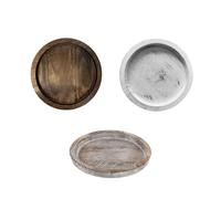 Vassoio portacandele, decorazione per bagno, piatto da dessert rotondo per