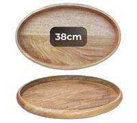 Vassoio Portacandele In Legno Marrakesch Orient & Mediterran 38cm Boho