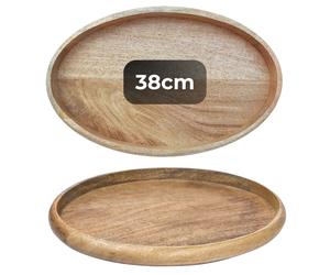 Vassoio Portacandele In Legno Marrakesch Orient & Mediterran 38cm Boho
