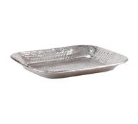 Vassoio Portacandele Scandinavo Lesha Argento 21Cm Quadrato