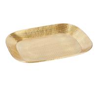 Vassoio Portacandele Scandinavo Lesha Oro 28Cm Quadrato