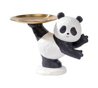 Vassoio portachiave a portafoglio - decorativa in resina, organizer con motivo panda | Elegante accessorio per il bancone della cucina, gioielli compatti gingilli, moderna