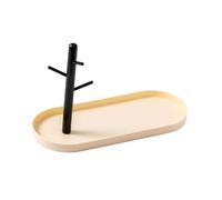 Vassoio portachiavi decorativo con anelli portaoggetti alla moda per