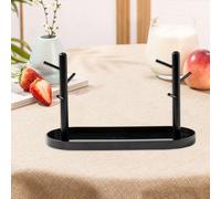 Vassoio portachiavi decorativo con anelli portaoggetti alla moda per