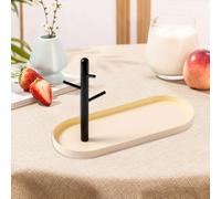 Vassoio portachiavi portaoggetti da appendere, moderno portagioie per