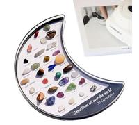Vassoio Portacristalli Set Di Gioielli Naturali Con 32 Gemme