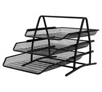 Q-CONNECT Vaschette portadocumenti KF00823 27,8x27,5x35 cm nero Set 3