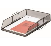 Vassoio portadocumenti in metallo Q-Connect nero KF17293