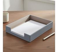 Vassoio Portadocumenti in Pelle Design Elegante Vaschetta Portacarte A4 Robusto