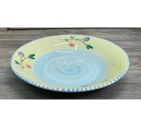 VASSOIO PORTAFRUTTA VILLA ROMANA DIPINTO A MANO Ø 40 CM IN CERAMICA CASALINGHI