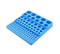 Vassoio portaoggetti con 131 fori per fresa per fresa per utensili da 4-32 mm