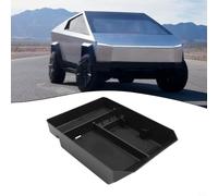 Vassoio Portaoggetti Console per tesla Cybertruck 2024+ Nero | Adattamento perfetto, design nero elegante, mantiene l'ordine, protegge interni, modello 2024+